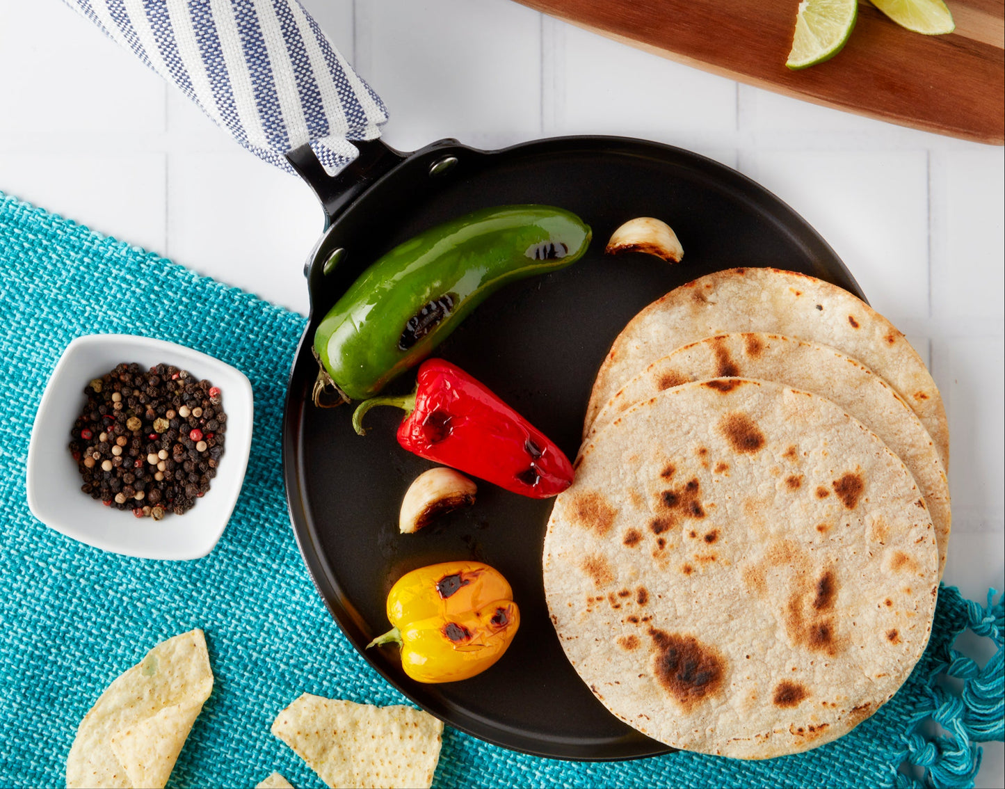 Non-Stick Carbon Steel Comal Griddle Pan