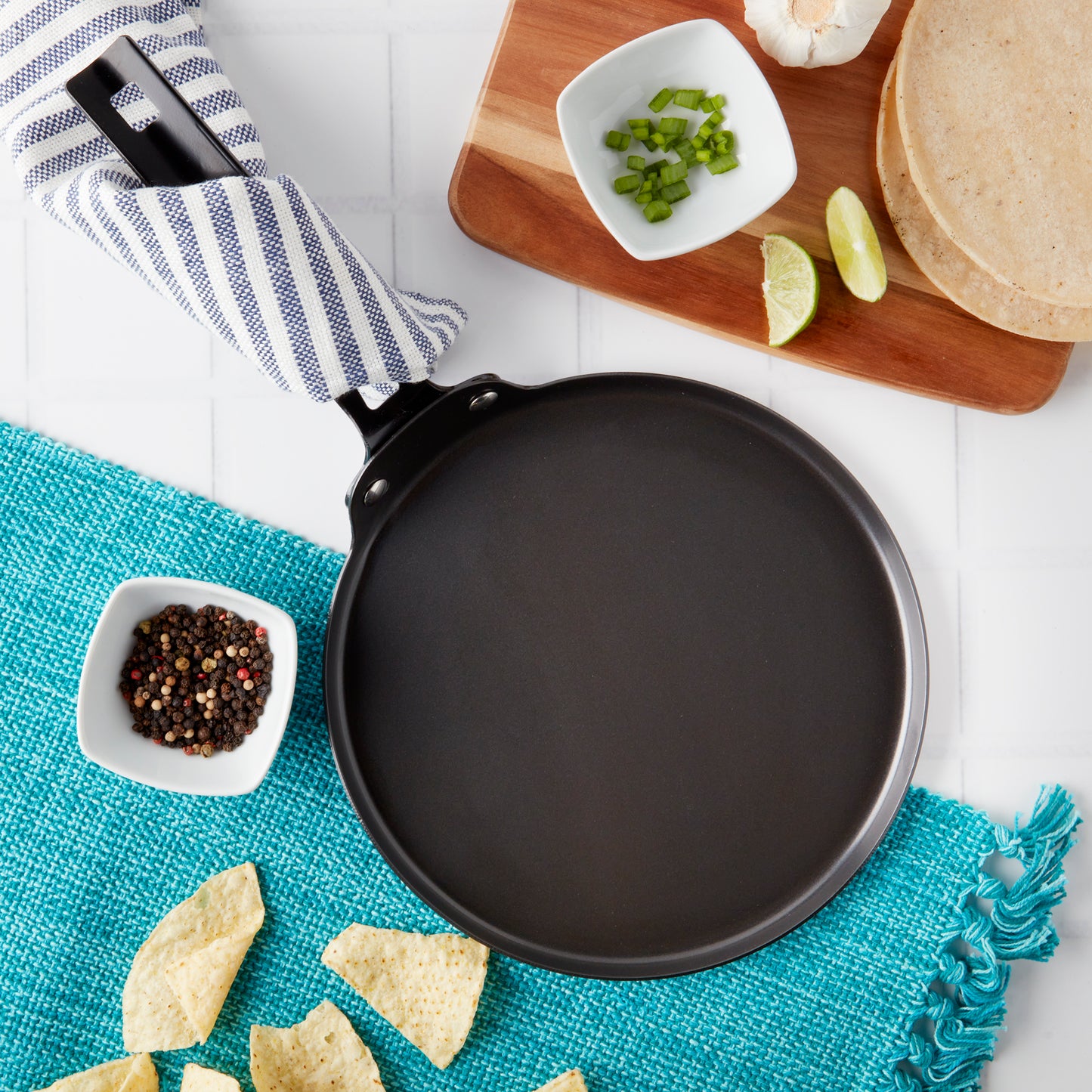 Non-Stick Carbon Steel Comal Griddle Pan