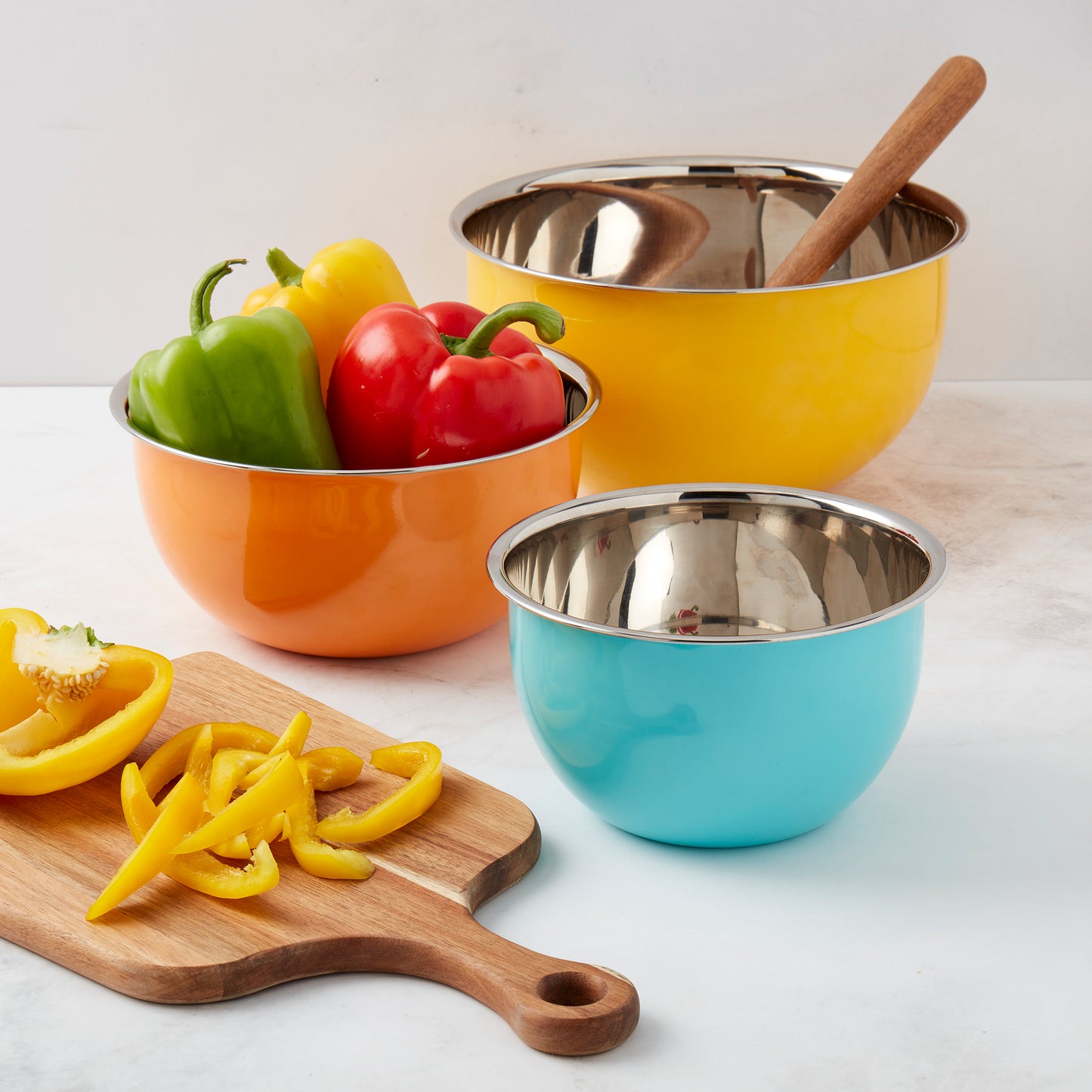 3-Piece Stainless Steel Mixing Bowls