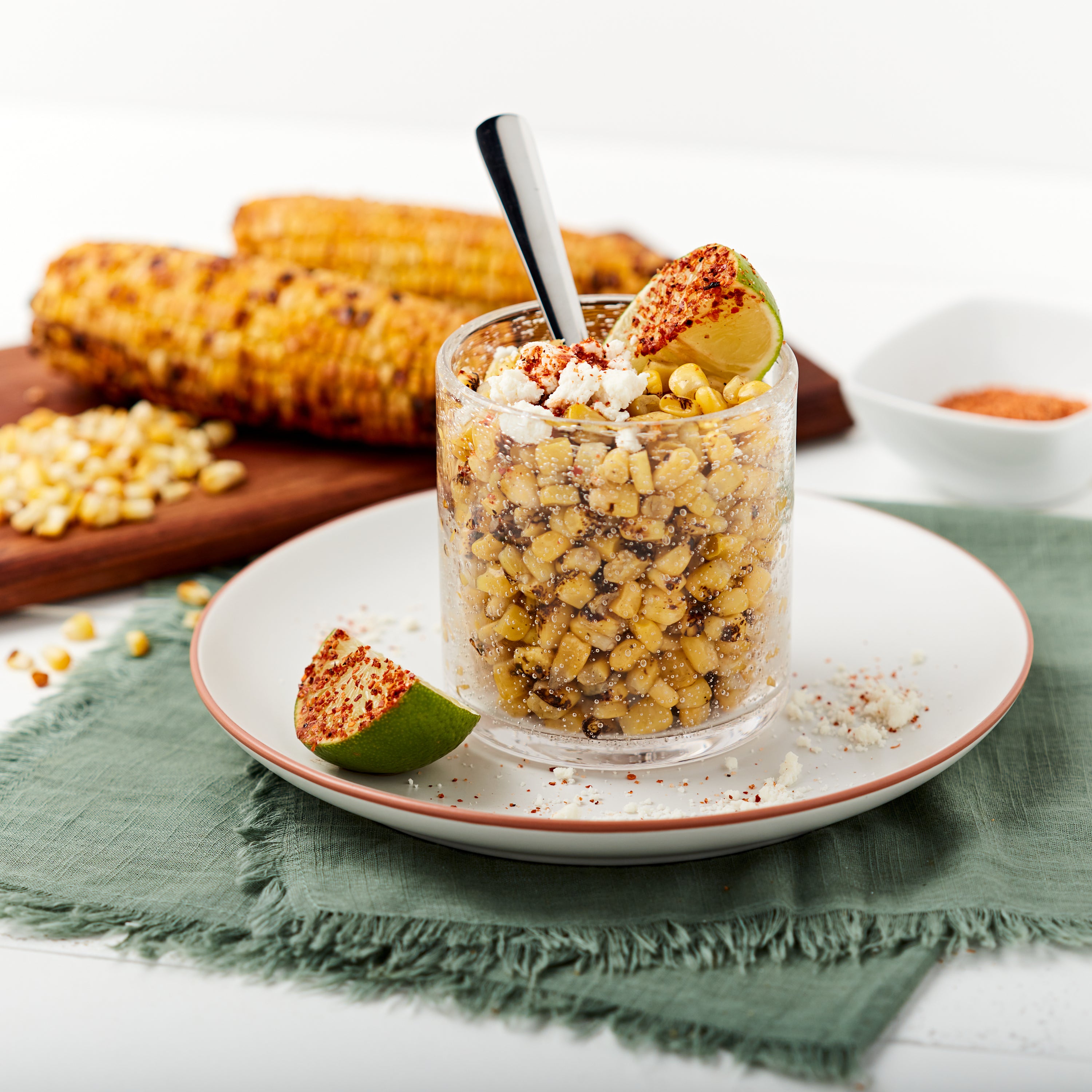 Infuse bold latin flavor esquites mexican corn salad plate 