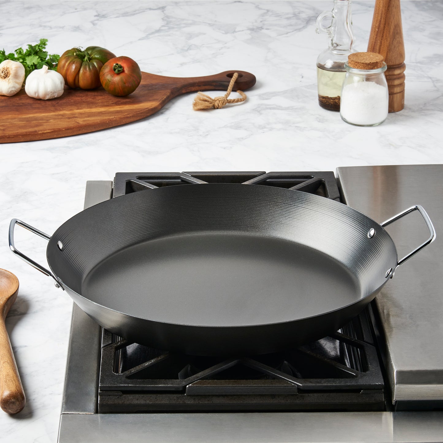 15" Non-Stick Carbon Steel Paella Pan