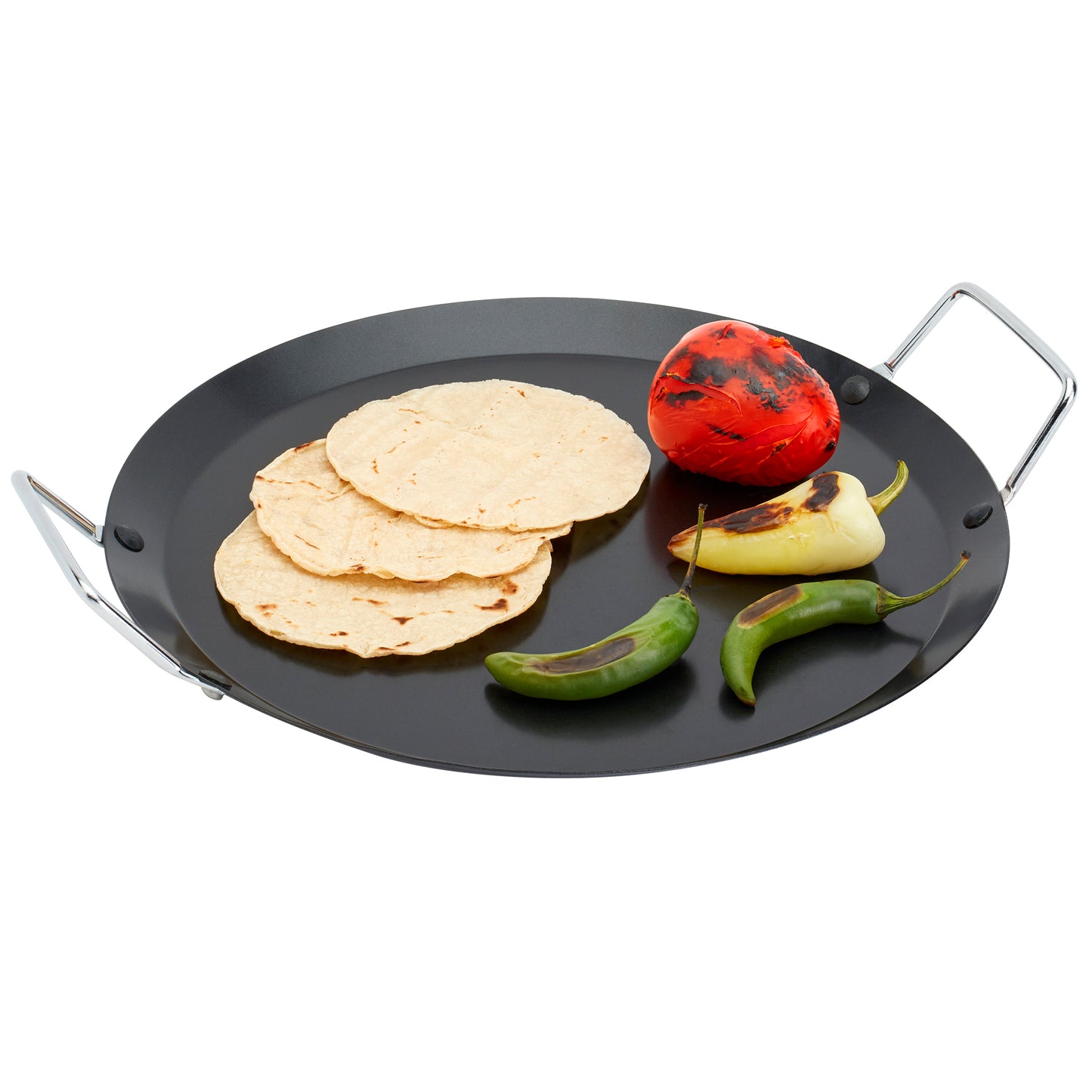 Non-Stick Carbon Steel Comal Griddle Pan