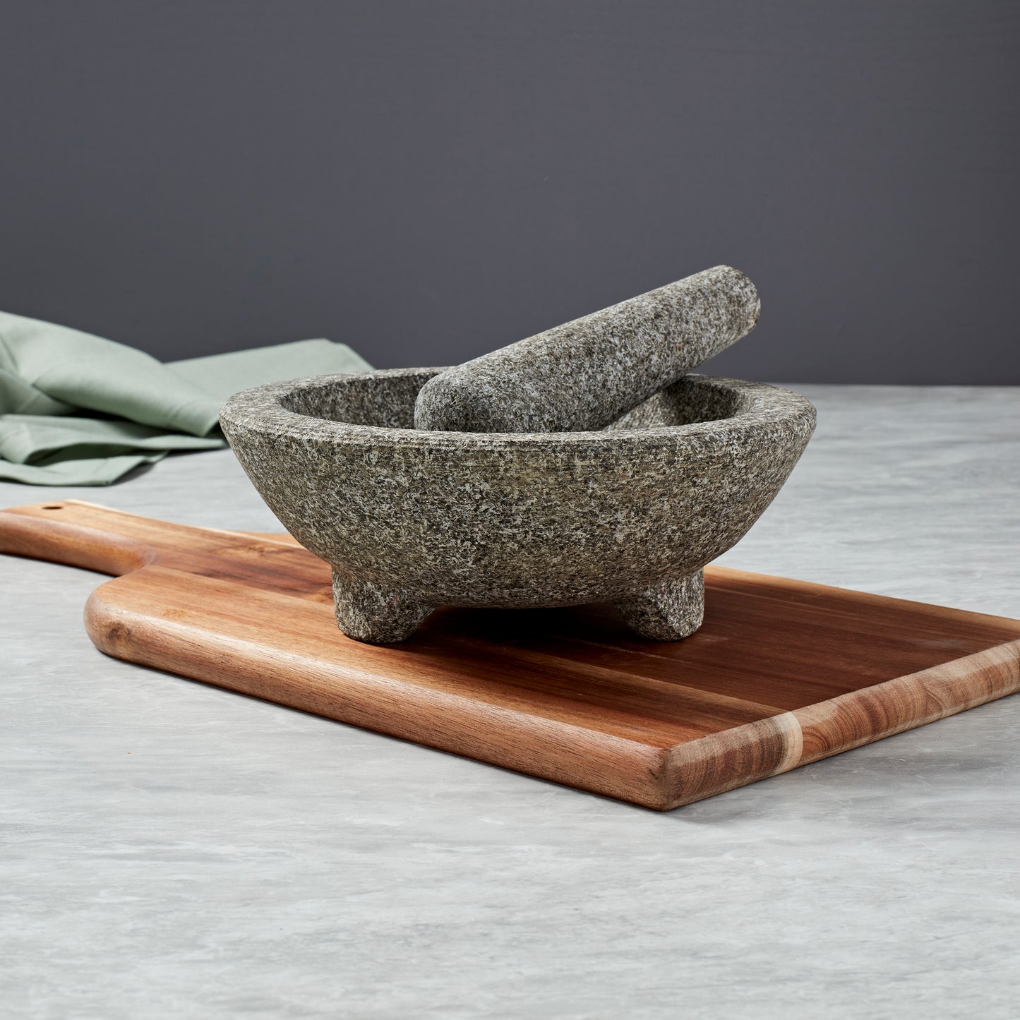 8" Granite Molcajete Mortar & Pestle