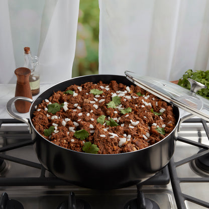10.5-Quart Non-Stick Aluminum Caldero Saute Pan