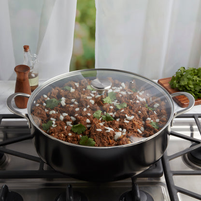 10.5-Quart Non-Stick Aluminum Caldero Saute Pan