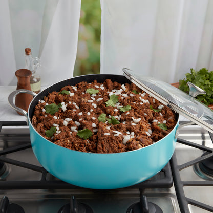 10.5-Quart Non-Stick Aluminum Caldero Saute Pan