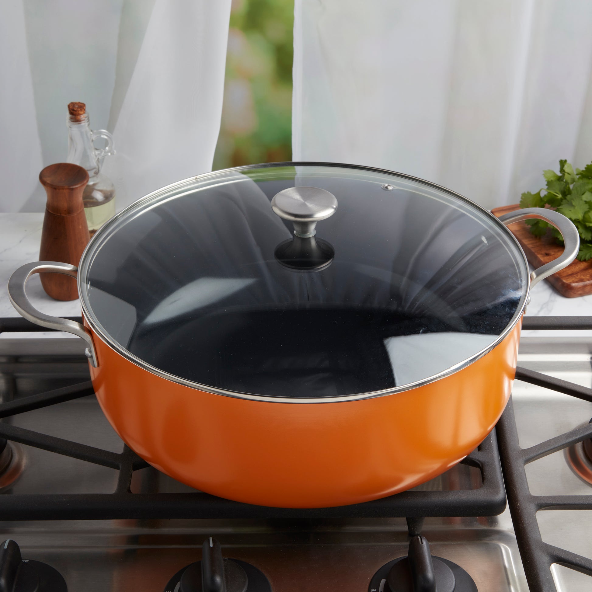 Vogue Aluminium Non-Stick Flared Induction Sauté Pan 28cm - HT985 - Nisbets Vogue Aluminium Non-Stick Flared Induction Sauté Pan 28cm - HT985 - Nisbets