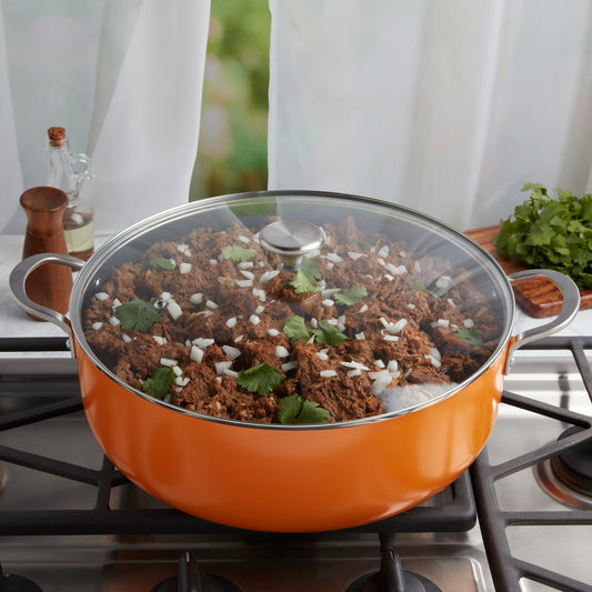 10.5-Quart Non-Stick Aluminum Caldero Saute Pan
