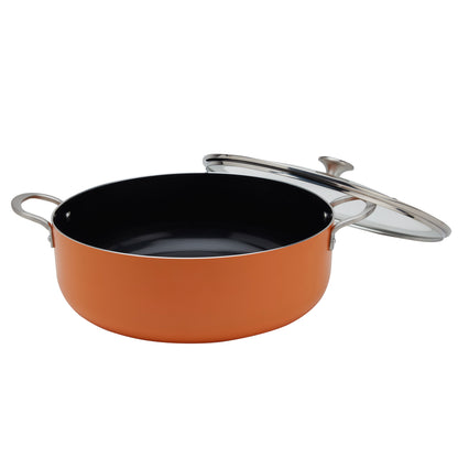 10.5-Quart Non-Stick Aluminum Caldero Saute Pan