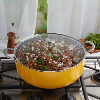 10.5-Quart Non-Stick Aluminum Caldero Saute Pan