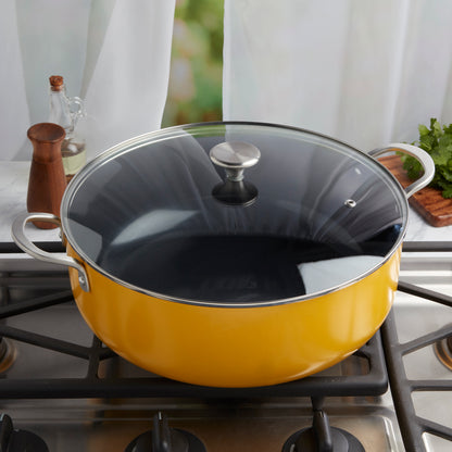 10.5-Quart Non-Stick Aluminum Caldero Saute Pan